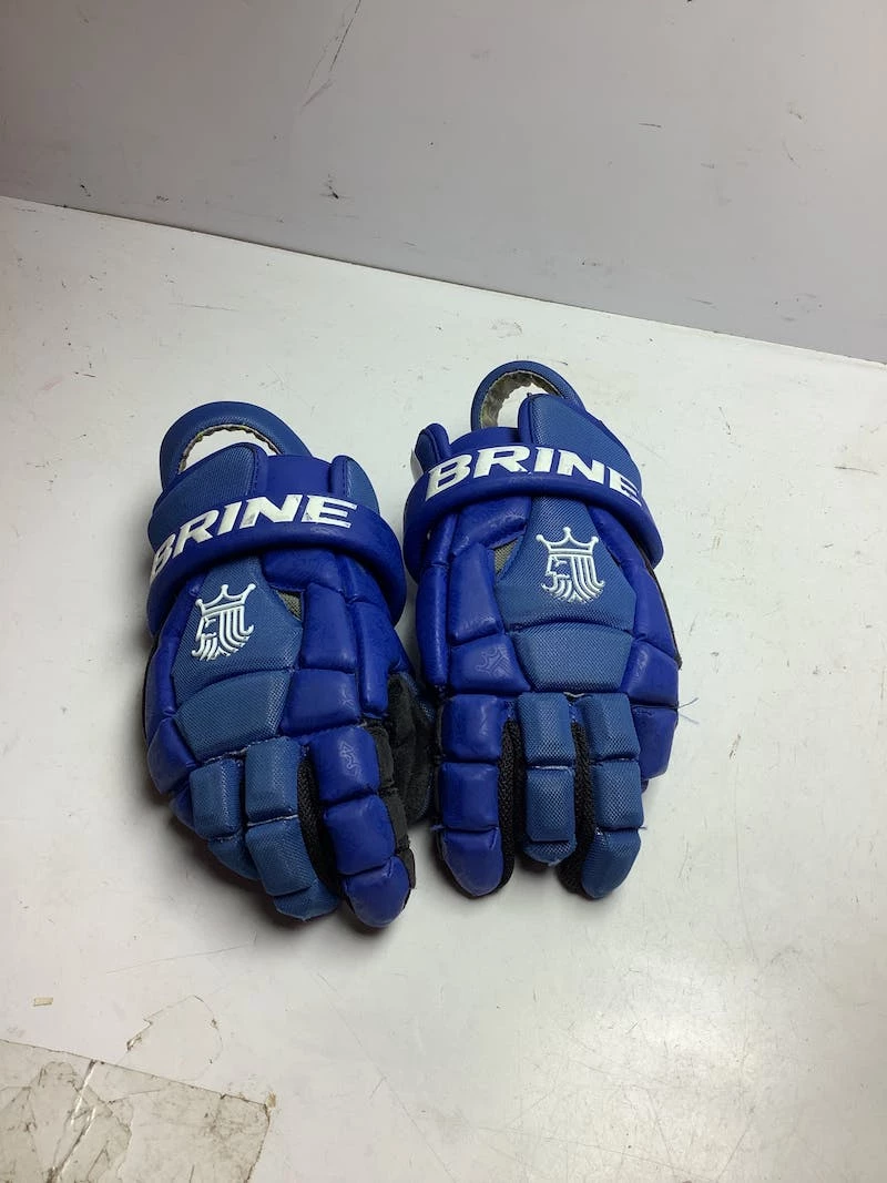 Best Price - Used Brine LG Men's Lacrosse Gloves Royal Blue 3 Best Price - Used Brine LG Men's Lacrosse Gloves Royal Blue