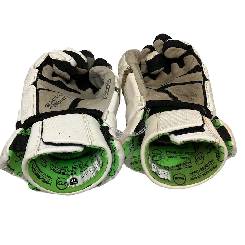Discount - Used Maverik M4 13" Men's Lacrosse Gloves White 6 Discount - Used Maverik M4 13" Men's Lacrosse Gloves White - Image 4
