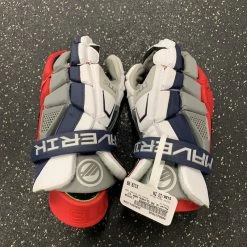 Discount - Used Maverik M5 GLOVES NEW 13" Men's Lacrosse Gloves Navy Blue