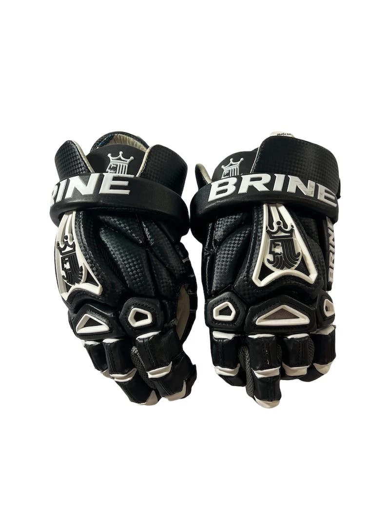 Free Shipping - Used Brine King MD Men's Lacrosse Gloves Black 3 Free Shipping - Used Brine King MD Men's Lacrosse Gloves Black