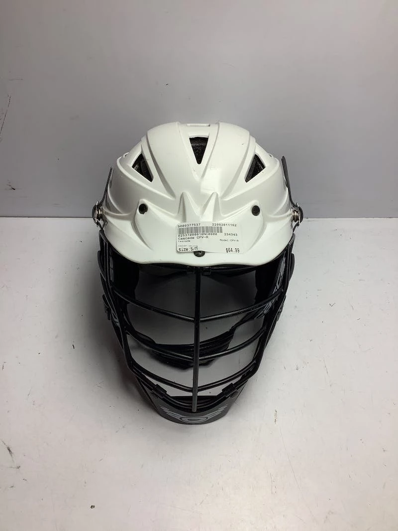 Discount - Used Cascade CPV-R S/M Lacrosse Helmets White 3 Discount - Used Cascade CPV-R S/M Lacrosse Helmets White