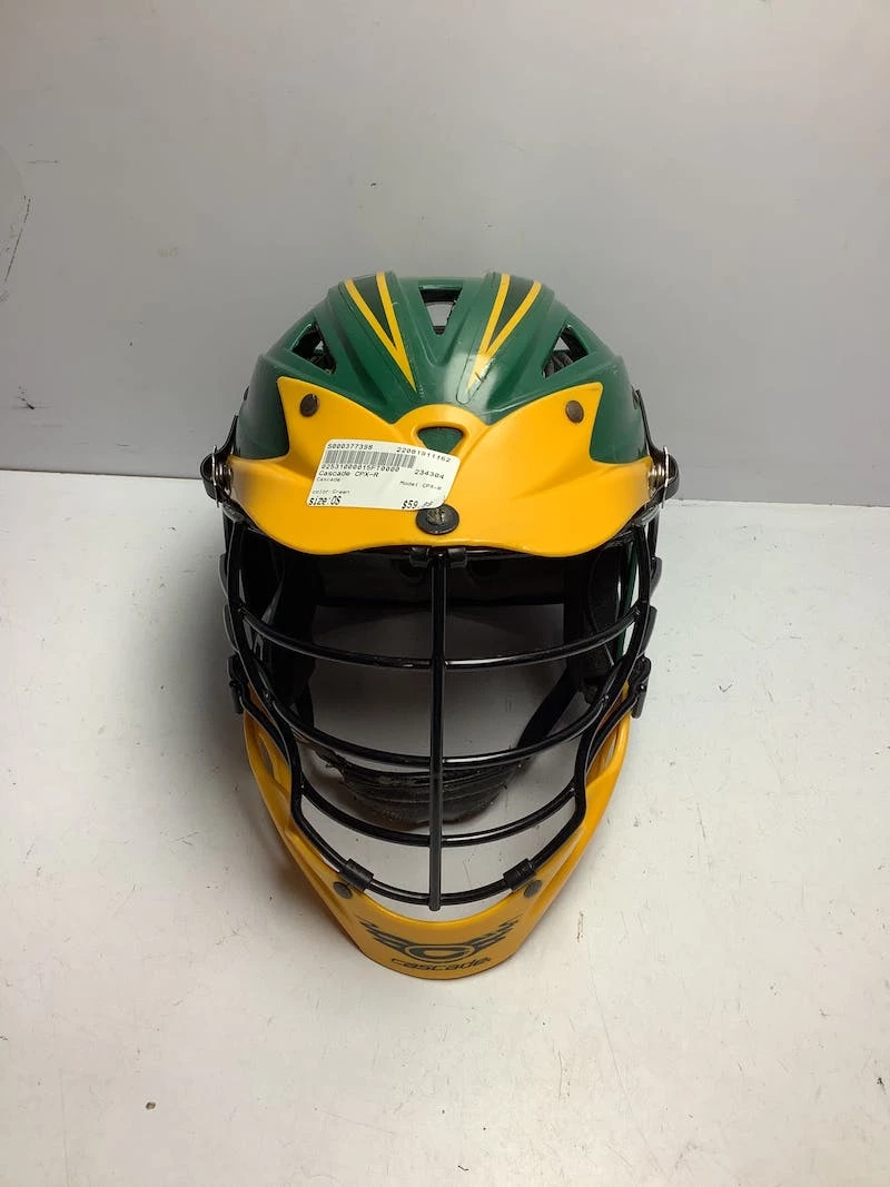 The Surprise Price - Used Cascade CPX-R One Size Lacrosse Helmets Green 3 The Surprise Price - Used Cascade CPX-R One Size Lacrosse Helmets Green