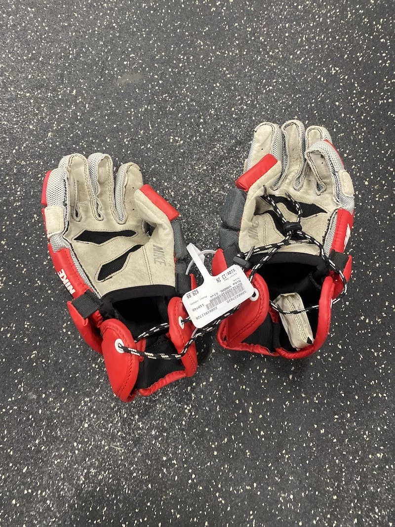 The Surprise Price - Used Nike VANDAL 13" Men's Lacrosse Gloves Red 4 The Surprise Price - Used Nike VANDAL 13" Men's Lacrosse Gloves Red - Image 2