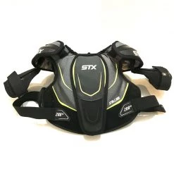 Shipping Included - Used STX STALLION 200+ LG Lacrosse Shoulder Pads Black