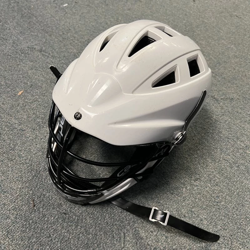 On Sale - Used Cascade ADJUSTABLE HELMET One Size Lacrosse Helmets White 3 On Sale - Used Cascade ADJUSTABLE HELMET One Size Lacrosse Helmets White