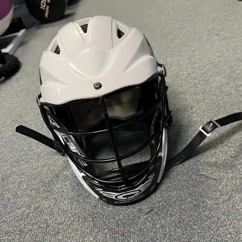 On Sale - Used Cascade ADJUSTABLE HELMET One Size Lacrosse Helmets White 4 On Sale - Used Cascade ADJUSTABLE HELMET One Size Lacrosse Helmets White - Image 2