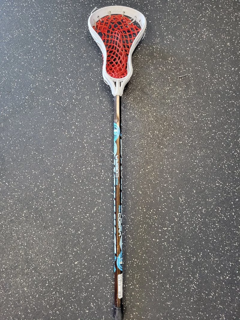 Free Shipping - Used Warrior MINI COBRA 35 1/2" Aluminum Junior Complete Lacrosse Sticks Black 3 Free Shipping - Used Warrior MINI COBRA 35 1/2" Aluminum Junior Complete Lacrosse Sticks Black