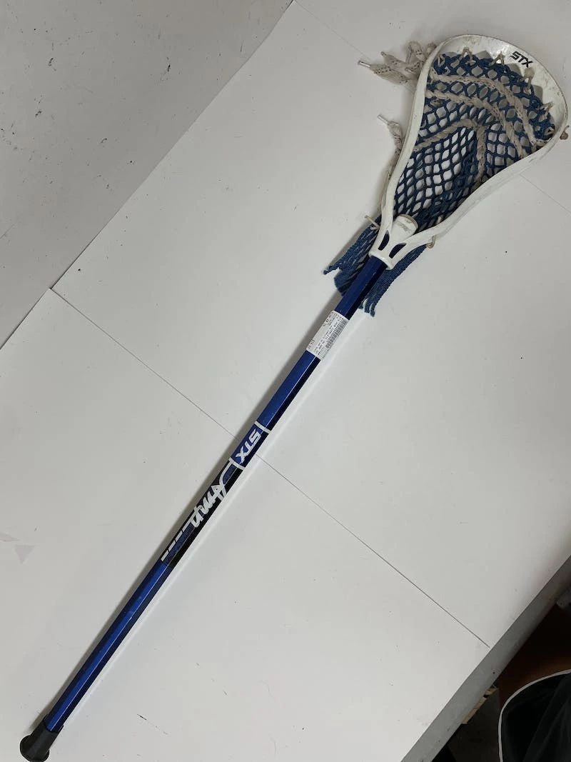 Discount - Used STX AV8 COMPLETE ON AMP SHAFT 40" Aluminum Men's Complete Lacrosse Sticks White 3 Discount - Used STX AV8 COMPLETE ON AMP SHAFT 40" Aluminum Men's Complete Lacrosse Sticks White