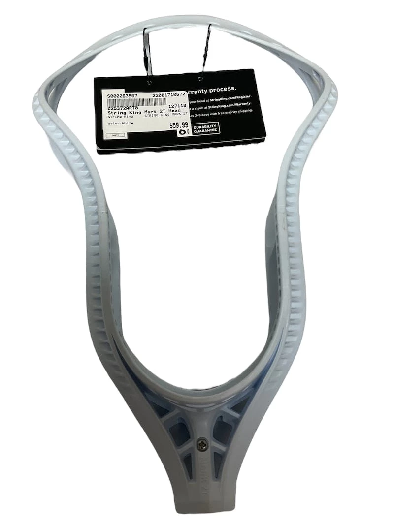 Free Shipping - Used String King STRING KING MARK 2T Men's Lacrosse Heads White 6 Free Shipping - Used String King STRING KING MARK 2T Men's Lacrosse Heads White - Image 4