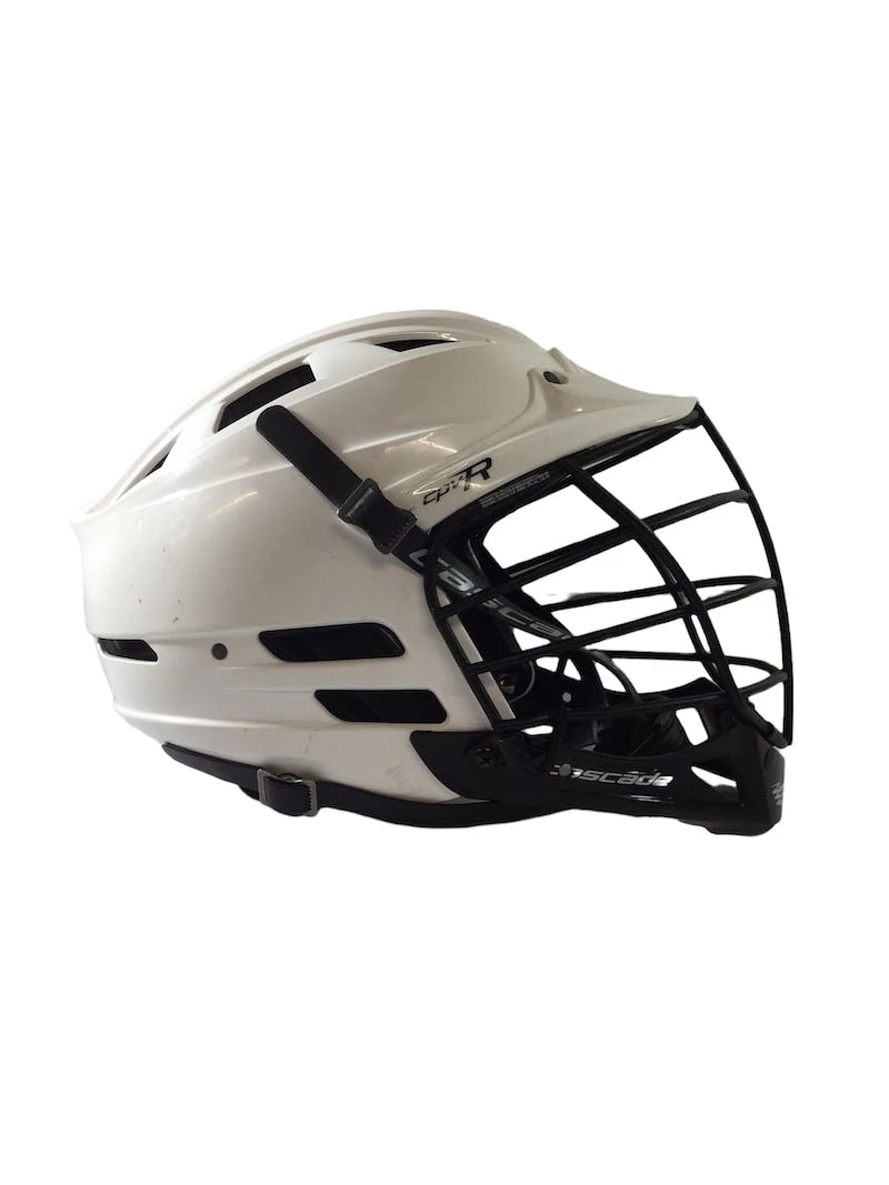 Shipping Included - Used Cascade CPV-R M/L Lacrosse Helmet White 3 Shipping Included - Used Cascade CPV-R M/L Lacrosse Helmet White