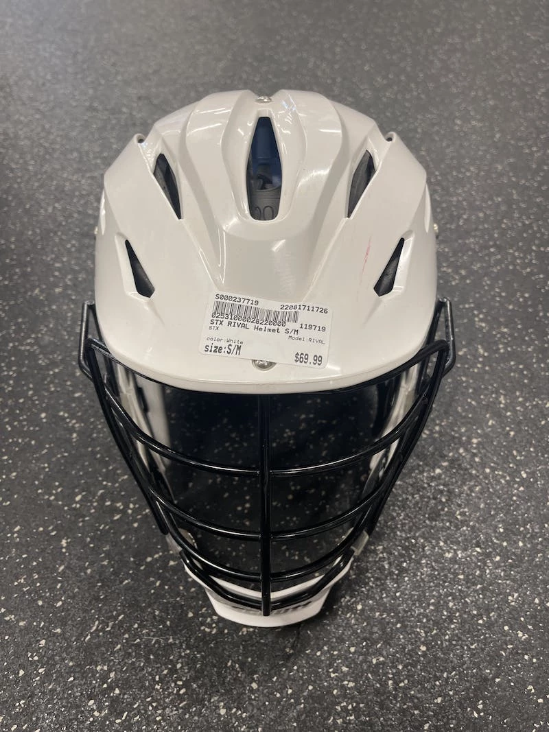 Shipping Included - Used STX RIVAL S/M Lacrosse Helmets White 3 Shipping Included - Used STX RIVAL S/M Lacrosse Helmets White
