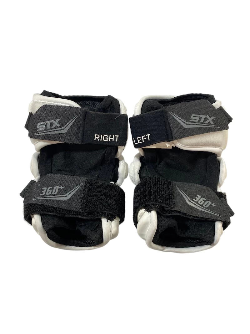 The Surprise Price - Used STX Stallion 360 MD Lacrosse Arm Pads White 4 The Surprise Price - Used STX Stallion 360 MD Lacrosse Arm Pads White - Image 2