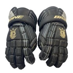 Free Shipping - Used Brine Superlight 13" Men's Lacrosse Gloves Black
