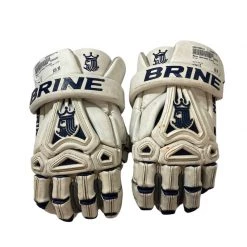 Best Price - Used Brine King LG Men's Lacrosse Gloves White