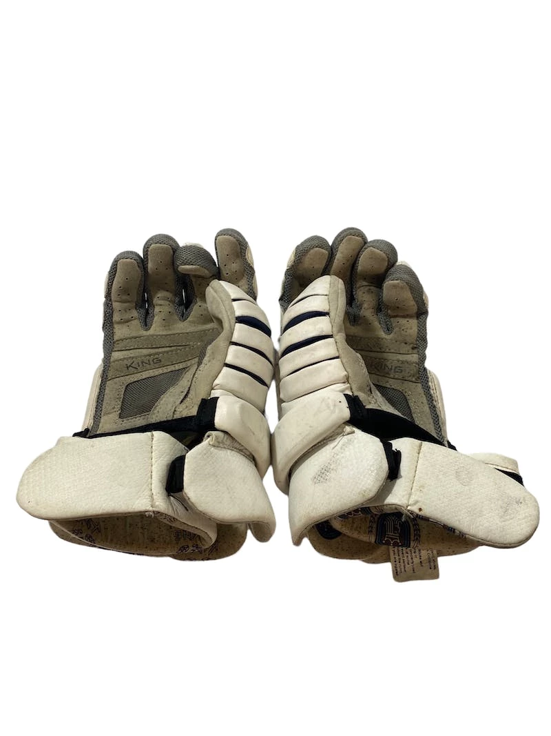 Best Price - Used Brine King LG Men's Lacrosse Gloves White 5 Best Price - Used Brine King LG Men's Lacrosse Gloves White - Image 3