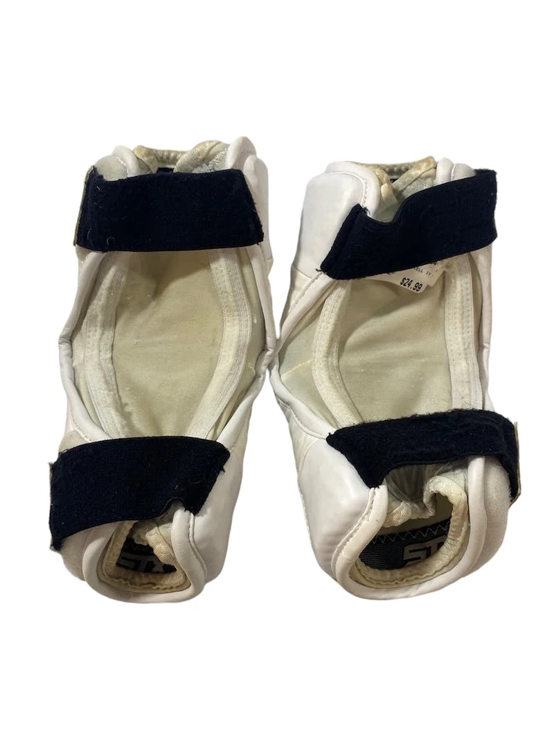 Discount - Used STX Cell IV MD Lacrosse Arm Pads White 4 Discount - Used STX Cell IV MD Lacrosse Arm Pads White - Image 2