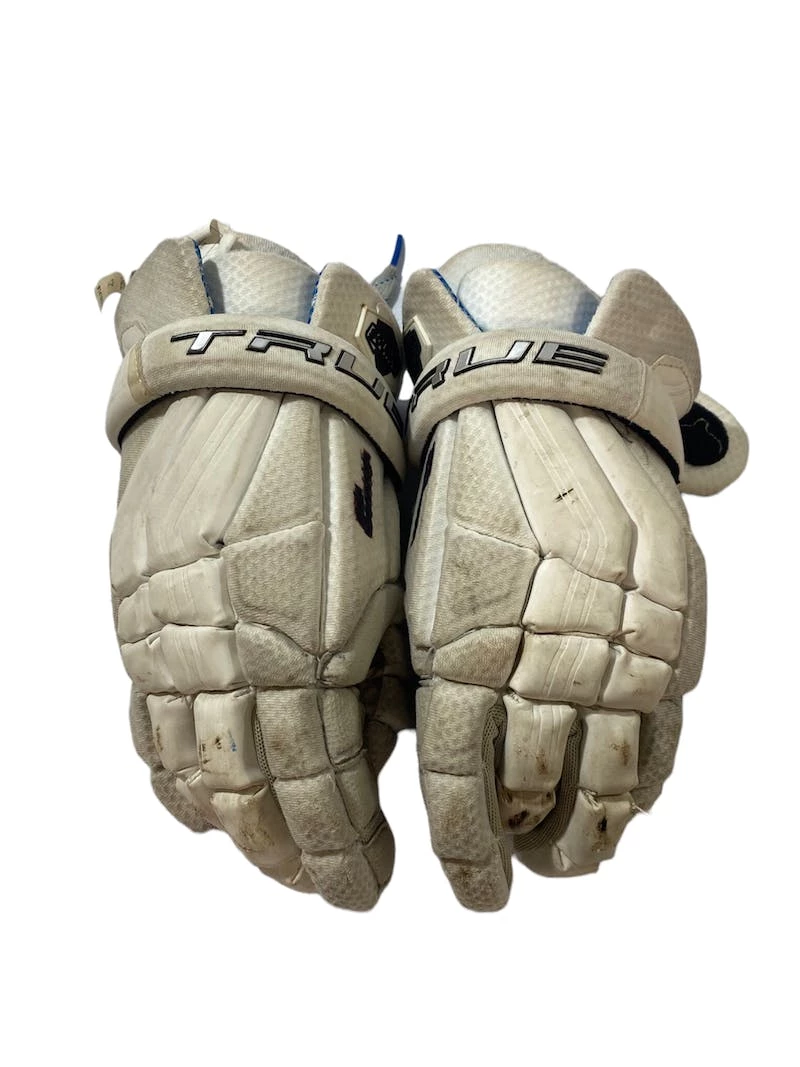 On Sale - Used True Frequency 13" Men's Lacrosse Gloves White 3 On Sale - Used True Frequency 13" Men's Lacrosse Gloves White