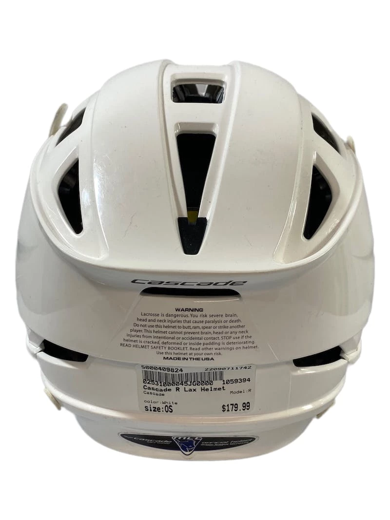 The Surprise Price - Used Cascade R One Size Lacrosse Helmet Lacrosse Helmets White 6 The Surprise Price - Used Cascade R One Size Lacrosse Helmet Lacrosse Helmets White - Image 4