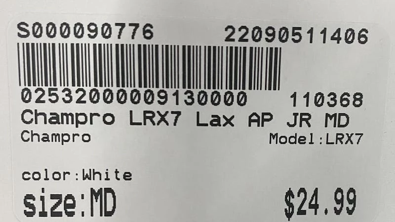 The Surprise Price - Used Champro LRX7 MD Lacrosse Arm Pads And Guards White 6 The Surprise Price - Used Champro LRX7 MD Lacrosse Arm Pads And Guards White - Image 4