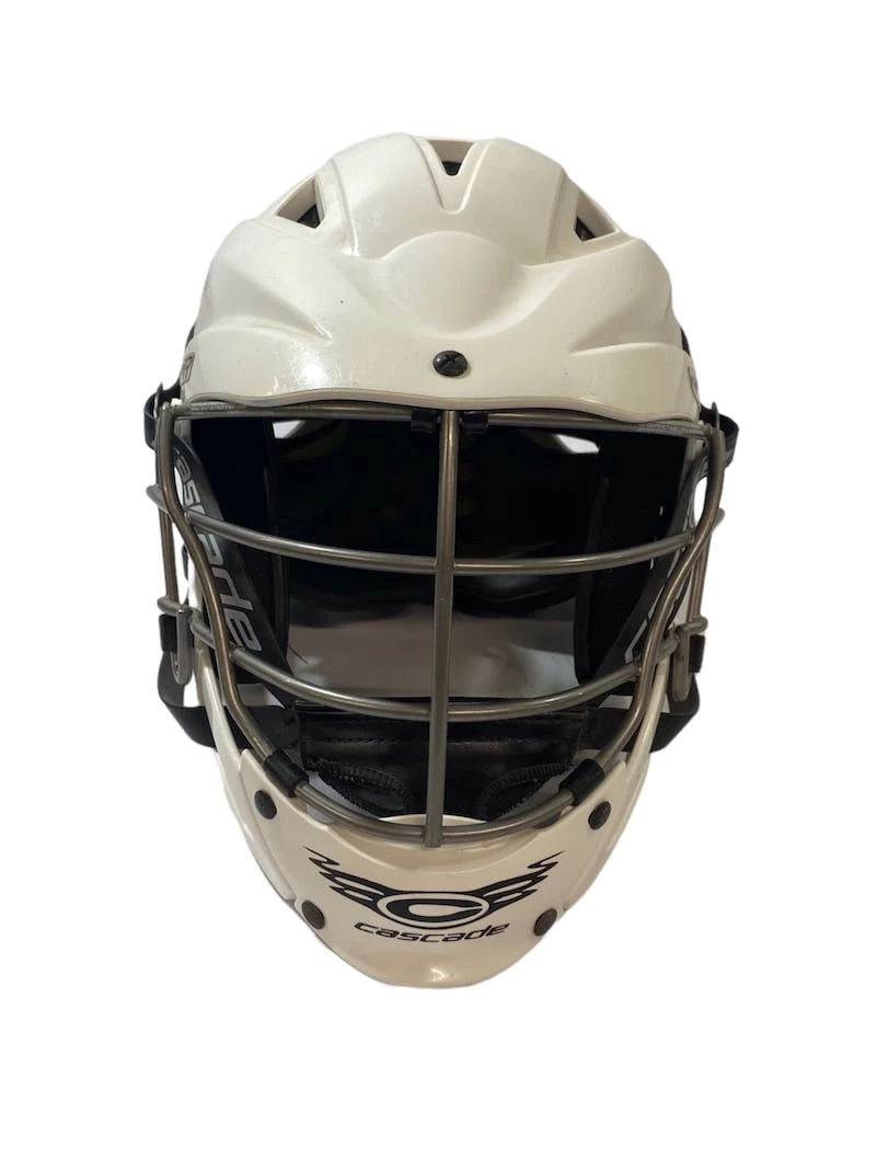 Free Shipping - Used Cascade CS-R Youth One Size Lacrosse Helmet Lacrosse Helmets White 4 Free Shipping - Used Cascade CS-R Youth One Size Lacrosse Helmet Lacrosse Helmets White - Image 2