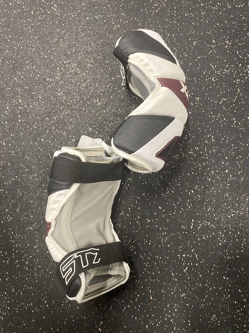 On Sale - Used STX CELL 3 LG Lacrosse Arm Pads And Guards White 3 On Sale - Used STX CELL 3 LG Lacrosse Arm Pads And Guards White