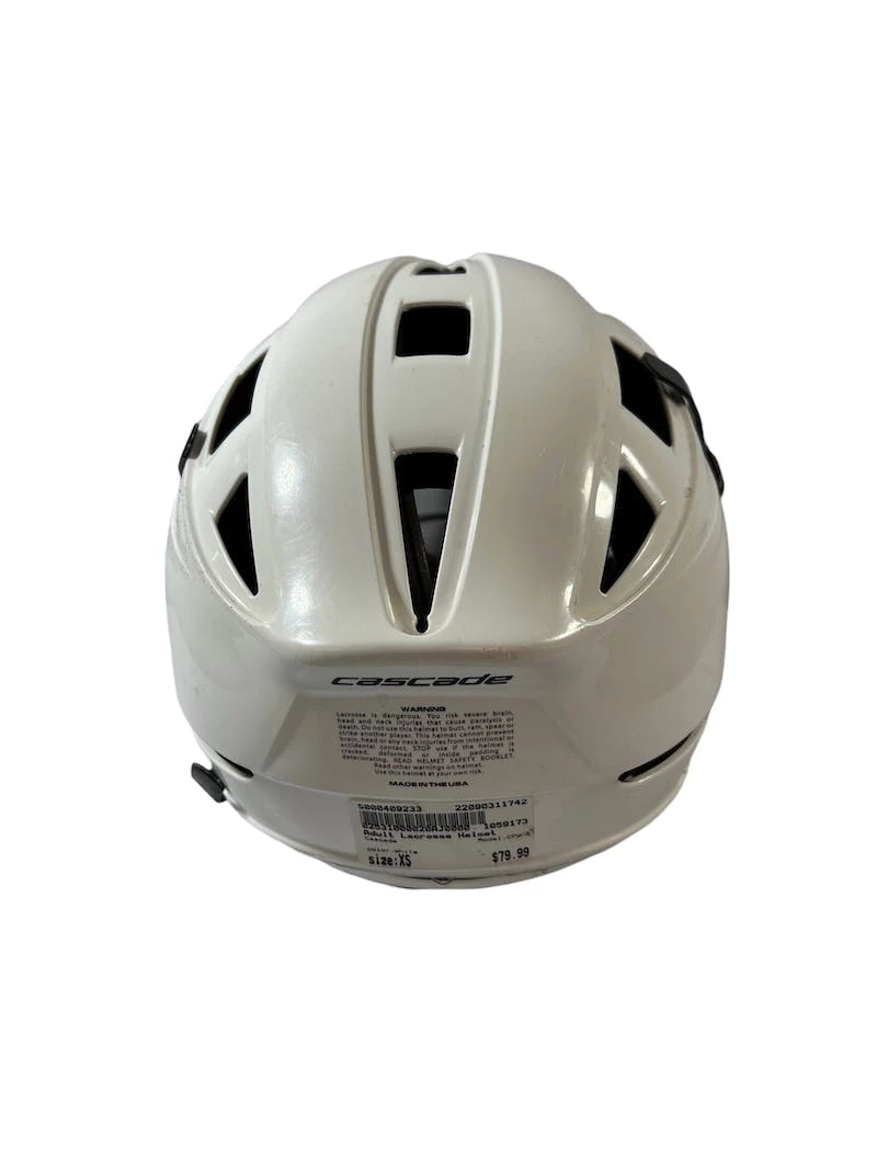 Discount - Used Cascade CPV-R XS Lacrosse Helmet Lacrosse Helmets White 6 Discount - Used Cascade CPV-R XS Lacrosse Helmet Lacrosse Helmets White - Image 4