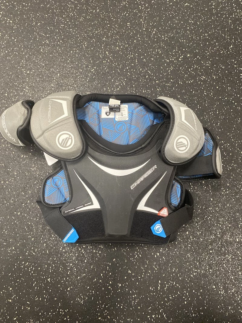 Discount - Used Maverik CHARGER NOCSAE SM Lacrosse Shoulder Pads Black 3 Discount - Used Maverik CHARGER NOCSAE SM Lacrosse Shoulder Pads Black