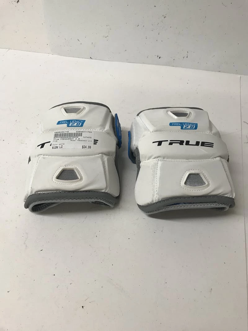 Discount - Used True FREQUENCY 2.0 LG Lacrosse Arm Pads And Guards White 3 Discount - Used True FREQUENCY 2.0 LG Lacrosse Arm Pads And Guards White