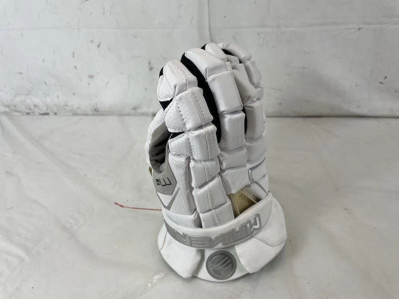 Discount - Used Maverik M4 13" (LG) Lacrosse Gloves White 3 Discount - Used Maverik M4 13" (LG) Lacrosse Gloves White