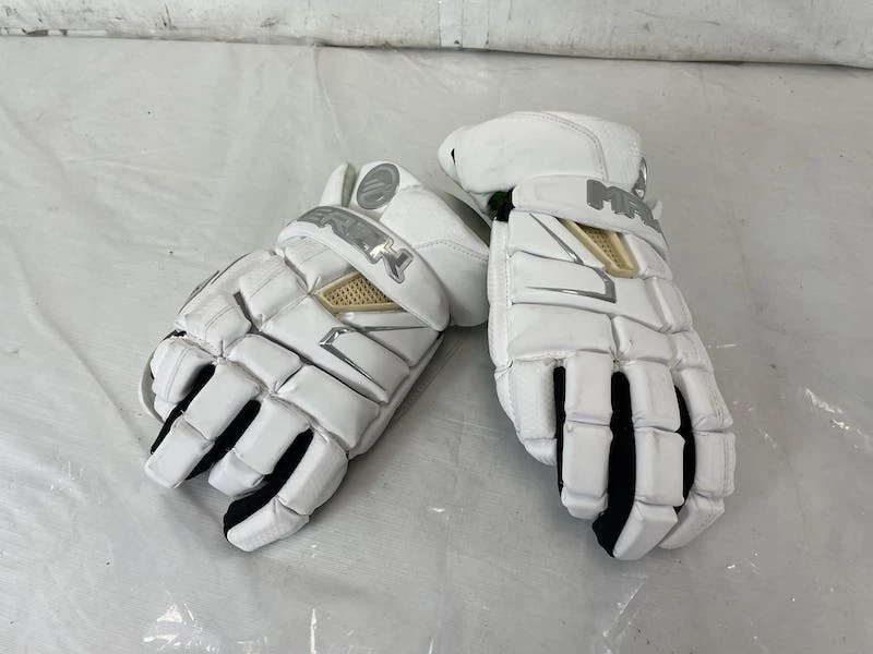 Discount - Used Maverik M4 13" (LG) Lacrosse Gloves White 4 Discount - Used Maverik M4 13" (LG) Lacrosse Gloves White - Image 2