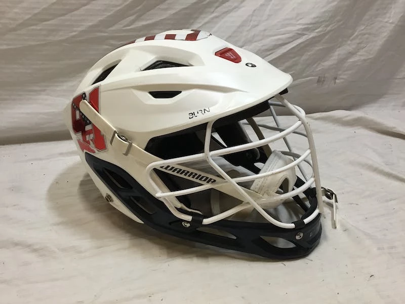 Shipping Included - Used Warrior BURN One Size Lacrosse Helmets White 3 Shipping Included - Used Warrior BURN One Size Lacrosse Helmets White