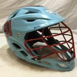 Discount - Used Warrior BURN One Size Lacrosse Helmets Carolina Blue