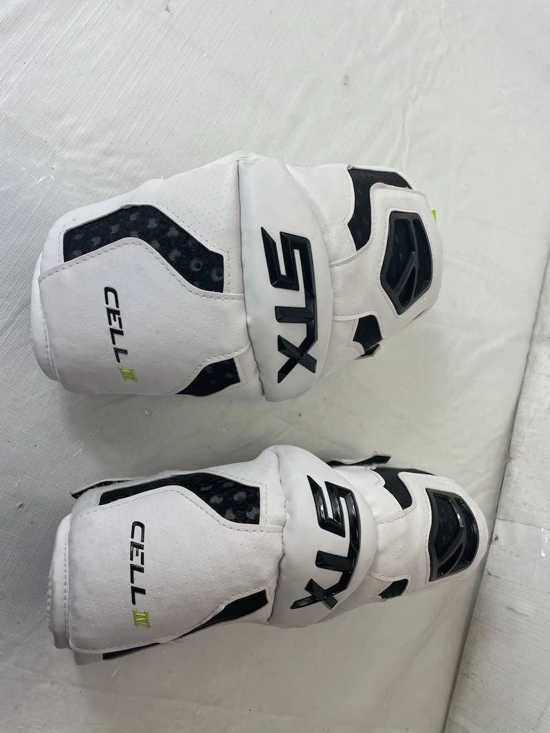Shipping Included - Used STX CELL IV GEO FLEX II LG Lacrosse Arm Pads White 3 Shipping Included - Used STX CELL IV GEO FLEX II LG Lacrosse Arm Pads White