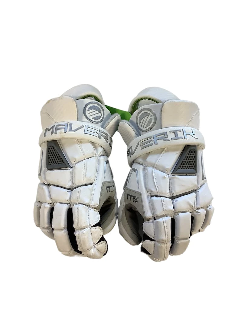 Best Price - Used Maverik M5 GLOVES 13" Men's Lacrosse Gloves White 3 Best Price - Used Maverik M5 GLOVES 13" Men's Lacrosse Gloves White