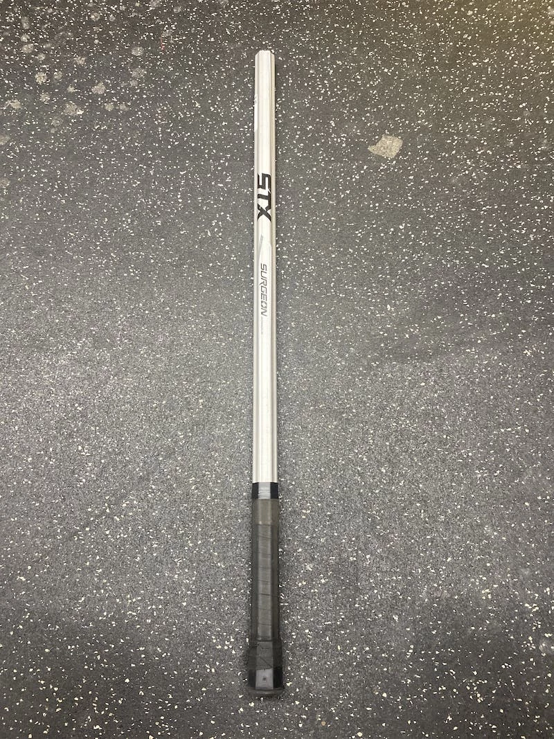 Free Shipping - Used STX SURGEON SCANDIUM Steel Men's Lacrosse Shafts Silver 3 Free Shipping - Used STX SURGEON SCANDIUM Steel Men's Lacrosse Shafts Silver