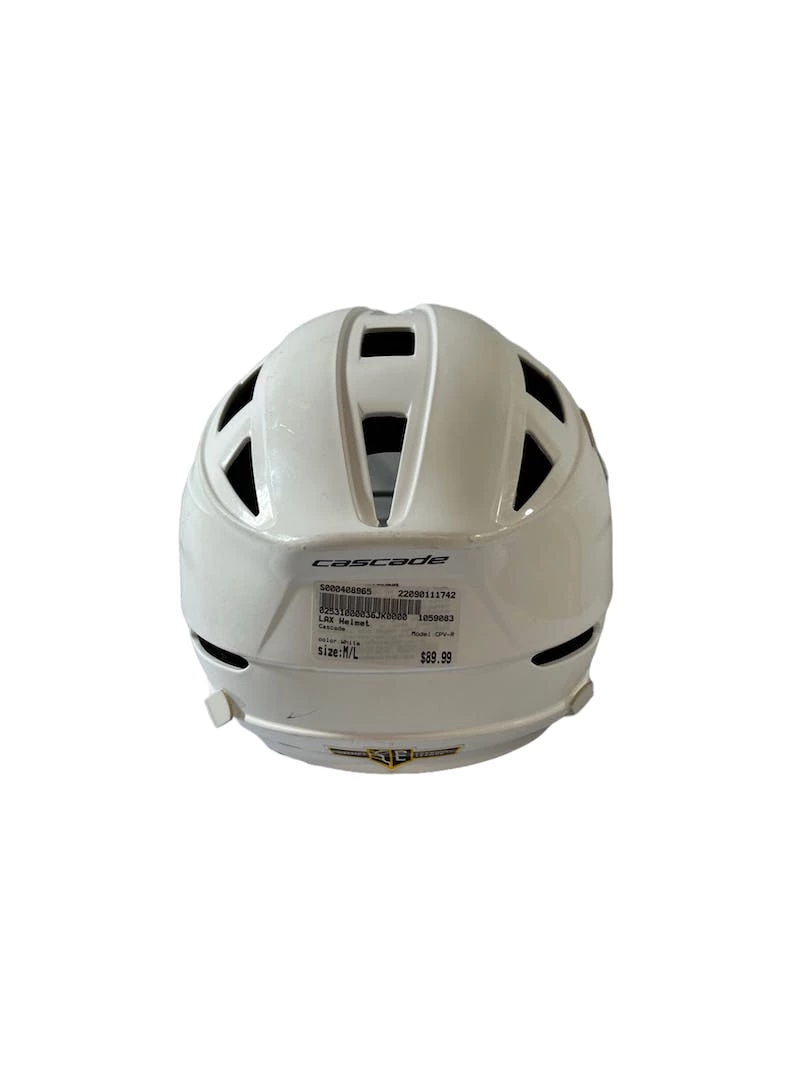 The Surprise Price - Used Cascade CPV-R M/L Lacrosse Helmet White 6 The Surprise Price - Used Cascade CPV-R M/L Lacrosse Helmet White - Image 4