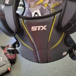 The Surprise Price - Used STX 200+ MD Lacrosse Shoulder Pads Black