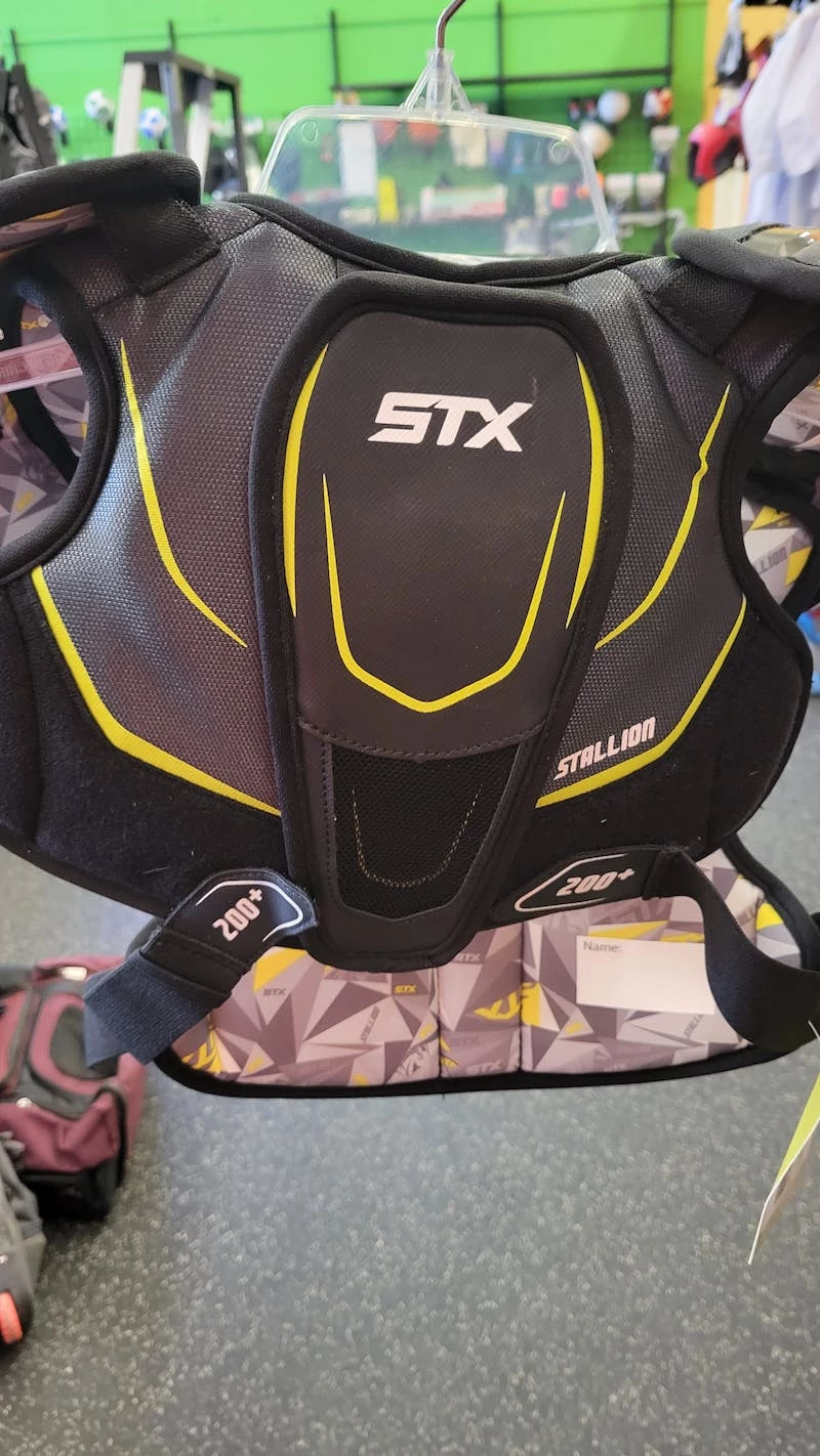 The Surprise Price - Used STX 200+ MD Lacrosse Shoulder Pads Black 5 The Surprise Price - Used STX 200+ MD Lacrosse Shoulder Pads Black - Image 3