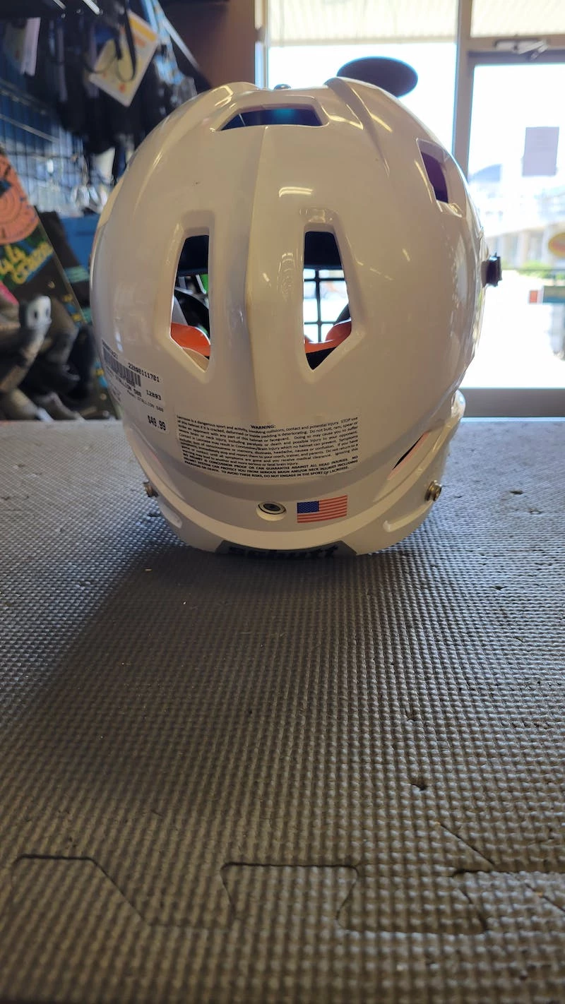 Free Shipping - Used Schutt STALLION 500 LG Lacrosse Helmets White 5 Free Shipping - Used Schutt STALLION 500 LG Lacrosse Helmets White - Image 3