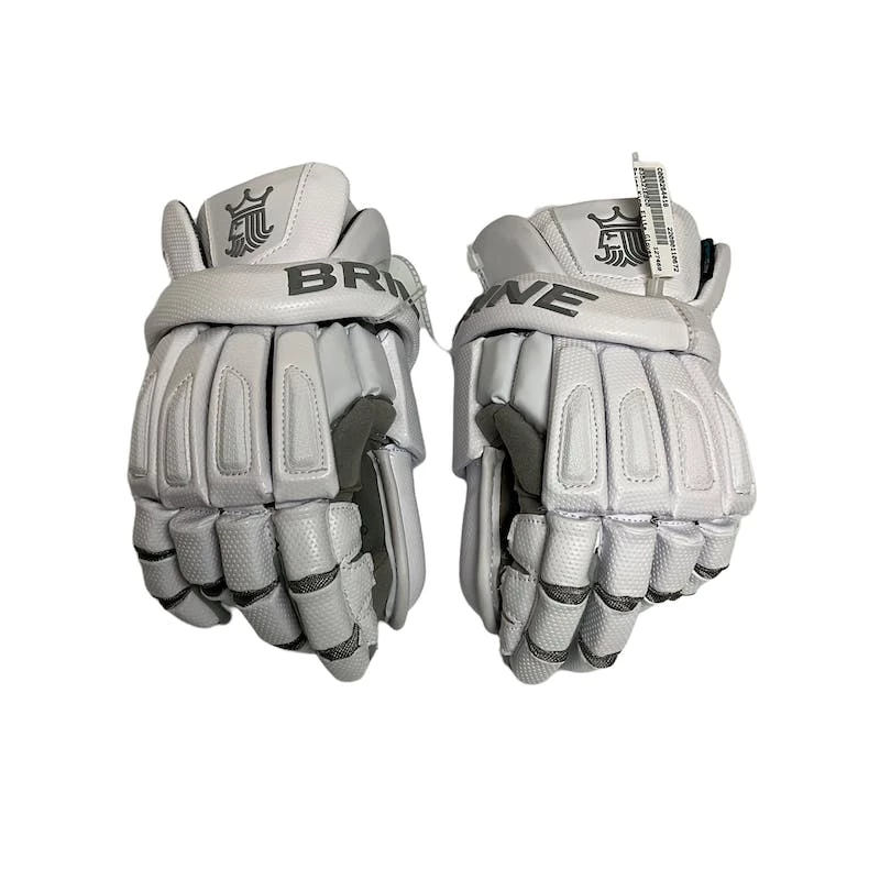 The Surprise Price - Used Brine BRINE KING ELITE 13" Men's Lacrosse Gloves White 3 The Surprise Price - Used Brine BRINE KING ELITE 13" Men's Lacrosse Gloves White