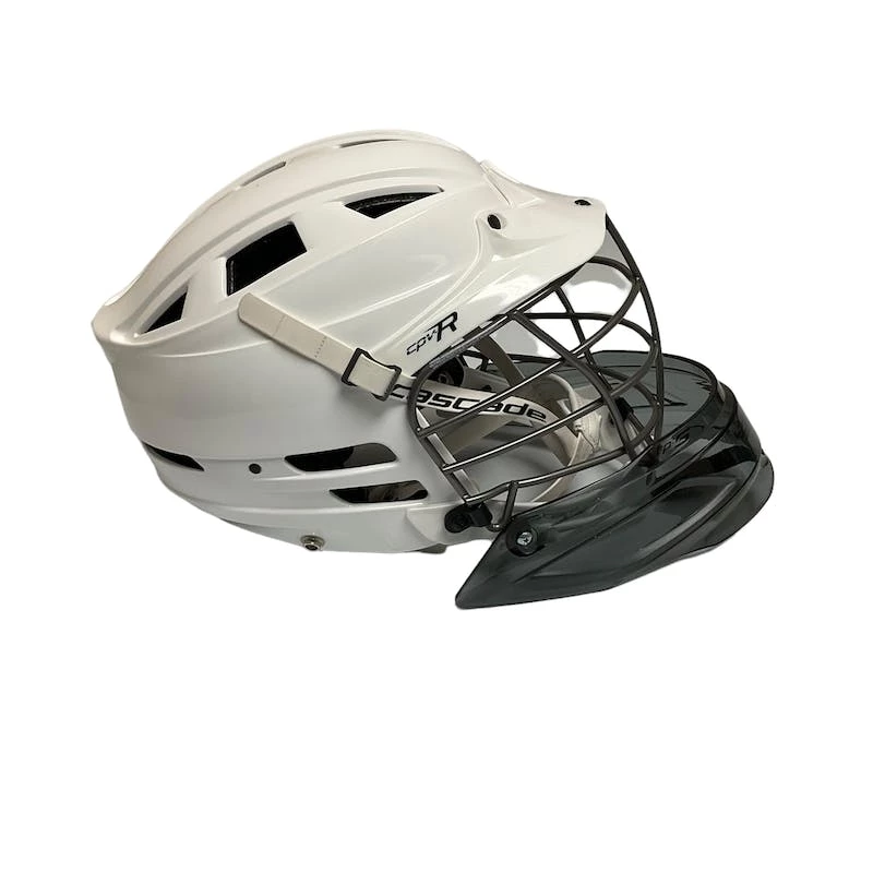 Best Price - Used Cascade CASCADE CPV-R SM Lacrosse Helmets White 4 Best Price - Used Cascade CASCADE CPV-R SM Lacrosse Helmets White - Image 2