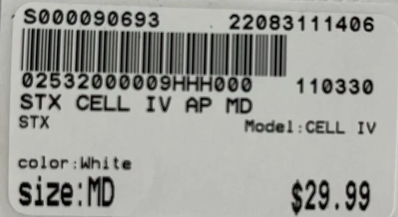 Shipping Included - Used STX CELL IV MD Lacrosse Arm Pads And Guards White 5 Shipping Included - Used STX CELL IV MD Lacrosse Arm Pads And Guards White - Image 3