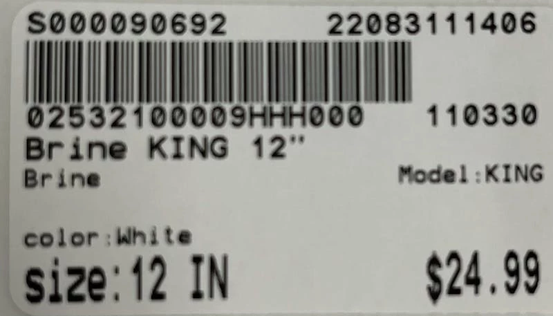 The Surprise Price - Used Brine KING 12" Men's Lacrosse Gloves White 5 The Surprise Price - Used Brine KING 12" Men's Lacrosse Gloves White - Image 3