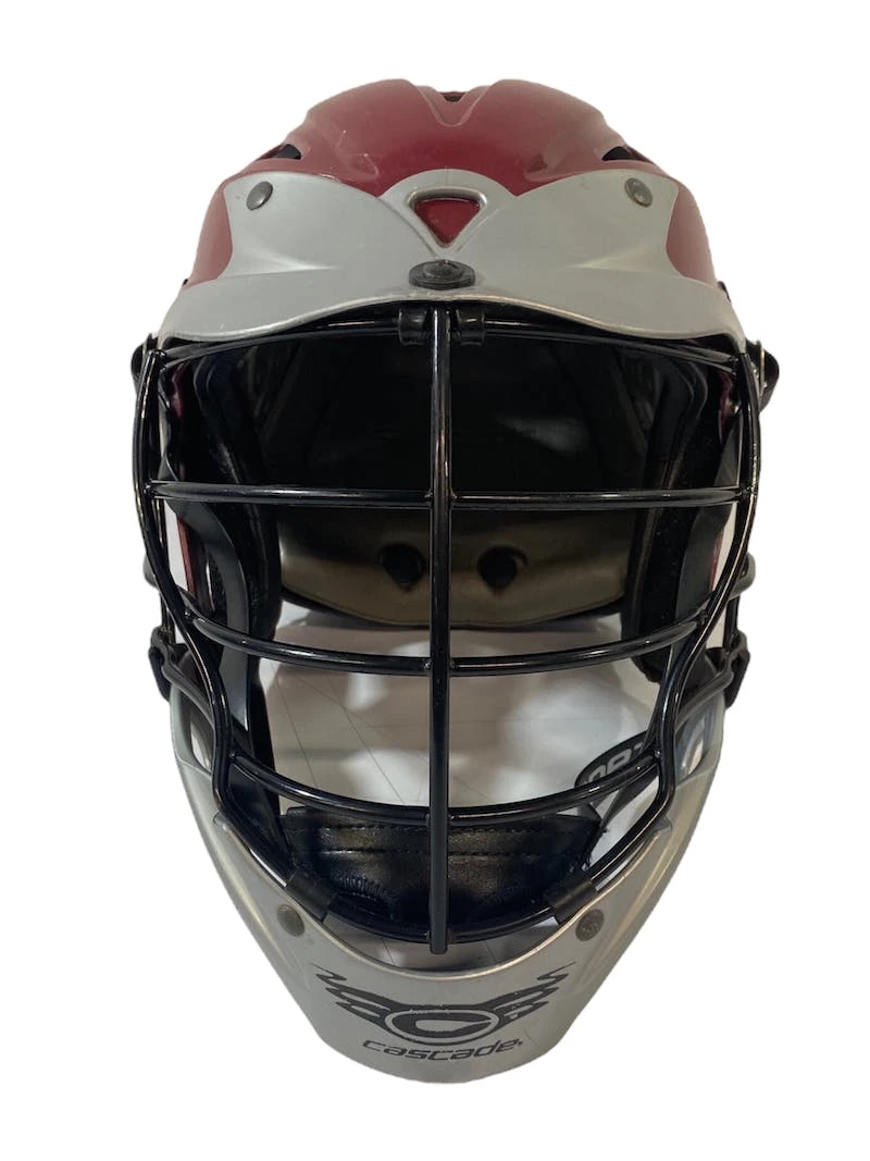Free Shipping - Used Cascade CPX-R One Size Lacrosse Helmet Maroon 4 Free Shipping - Used Cascade CPX-R One Size Lacrosse Helmet Maroon - Image 2