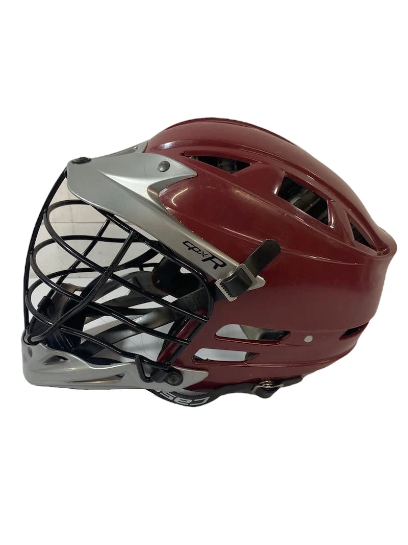 Free Shipping - Used Cascade CPX-R One Size Lacrosse Helmet Maroon 5 Free Shipping - Used Cascade CPX-R One Size Lacrosse Helmet Maroon - Image 3