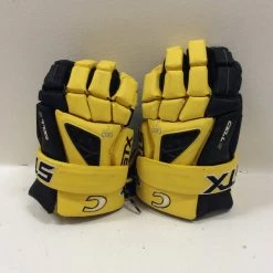 Free Shipping - Used STX CELL IV 10" Men's Lacrosse Gloves Yellow