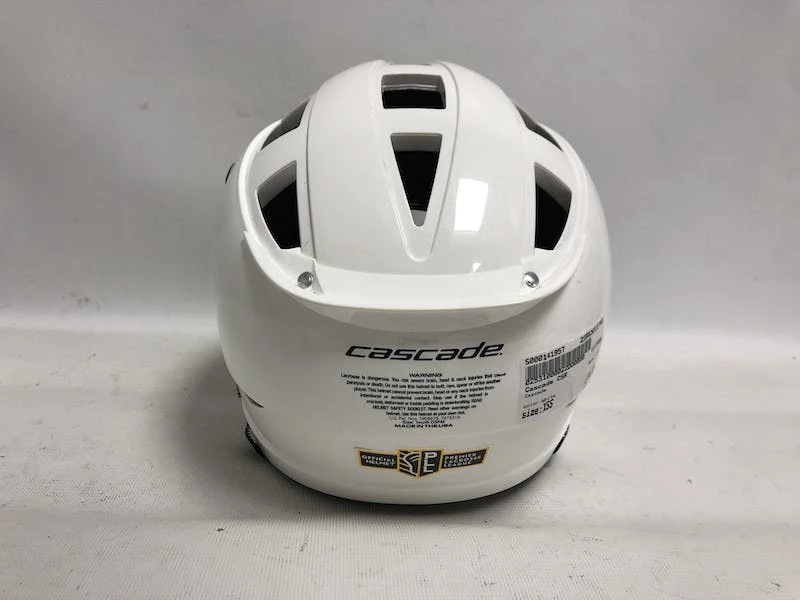 On Sale - Used Cascade CSR XS/S Lacrosse Helmets White 5 On Sale - Used Cascade CSR XS/S Lacrosse Helmets White - Image 3