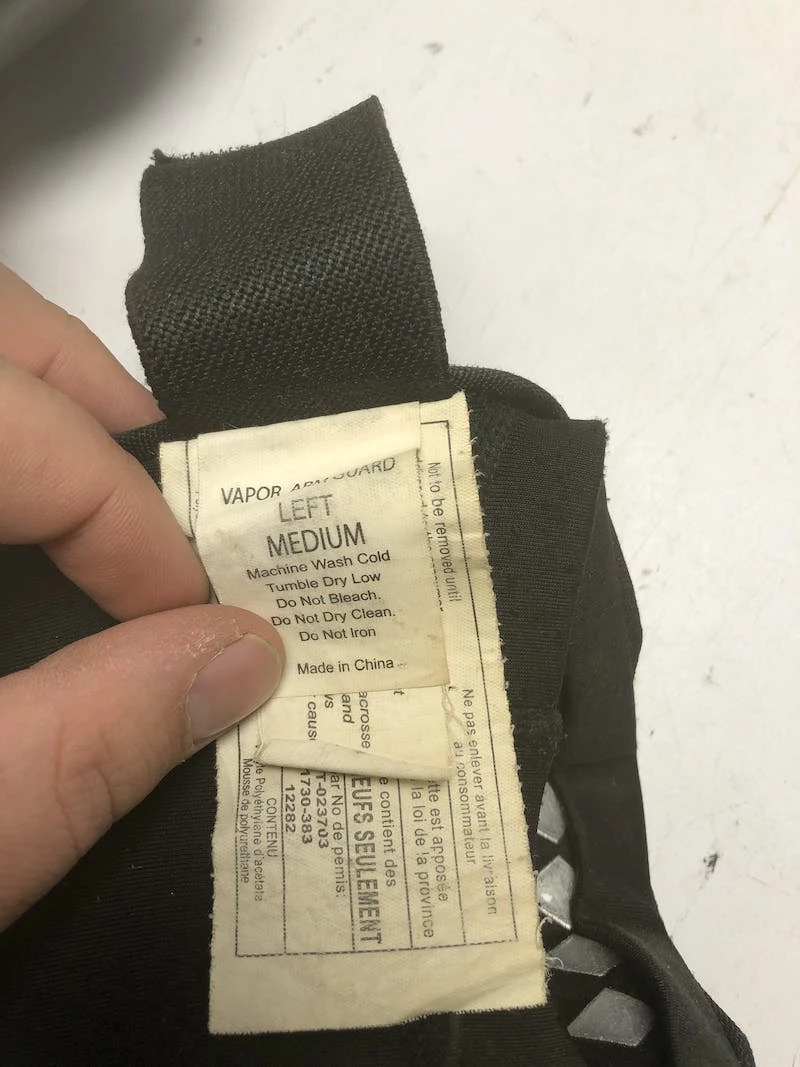 Free Shipping - Used Nike VAPOR MD Lacrosse Arm Pads And Guards Lacrosse / Arm Pads & Guards Black 5 Free Shipping - Used Nike VAPOR MD Lacrosse Arm Pads And Guards Lacrosse / Arm Pads & Guards Black - Image 3