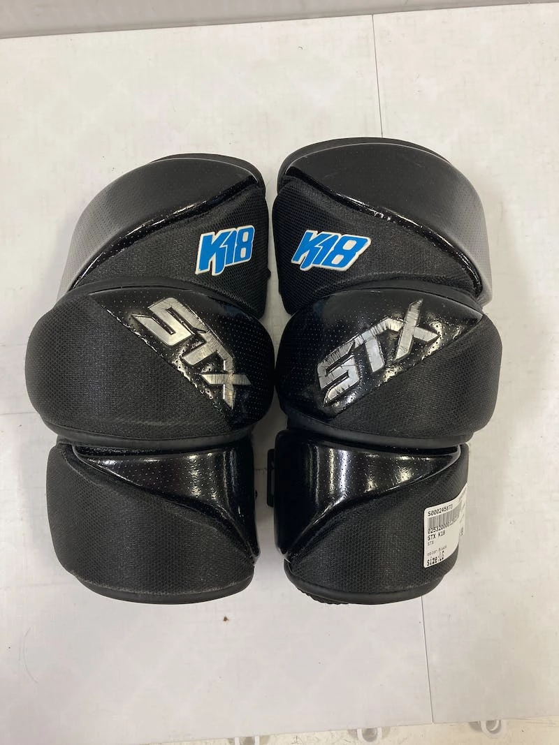On Sale - Used STX K18 LG Lacrosse Arm Pads And Guards Black 3 On Sale - Used STX K18 LG Lacrosse Arm Pads And Guards Black