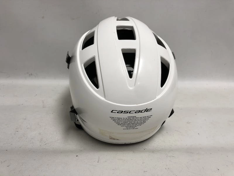 Free Shipping - Used Cascade CS XS/S Lacrosse Helmets White 5 Free Shipping - Used Cascade CS XS/S Lacrosse Helmets White - Image 3